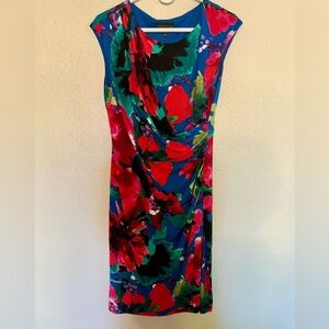 Connected Apparel Midi Floral Dress